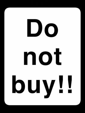 Do not buy!!